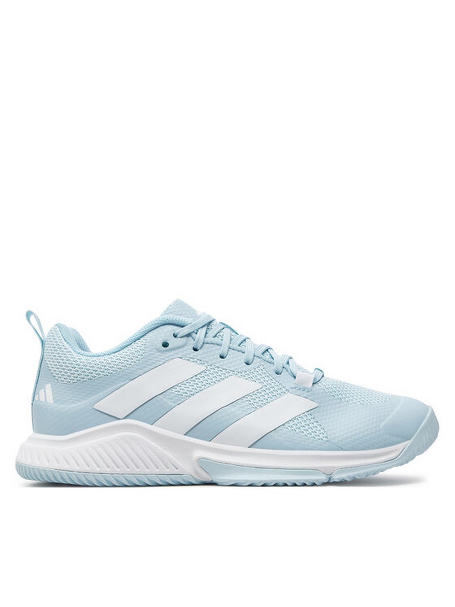 

Кроссовки женские Adidas Court Team Bounce 2.0 ID2512 голубые 37 1/3 EU, Голубой, Court Team Bounce 2.0 ID2512