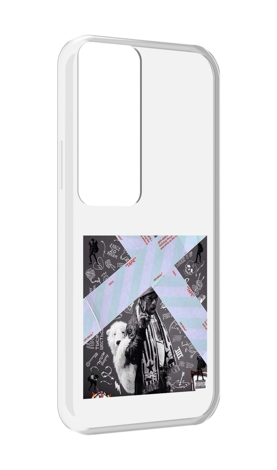 

Чехол MyPads Lil Uzi Vert - Luv Is Rage 2 для Tecno Pova Neo 2, Прозрачный, Tocco