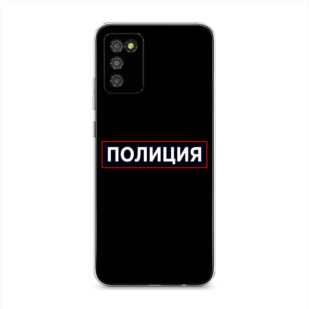 фото Чехол awog "police logo" для samsung galaxy a02s