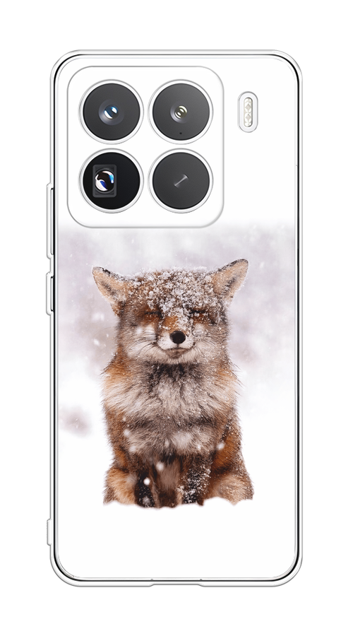 

Чехол на Xiaomi 15 Pro Зимняя лиса, Белый;серый;коричневый, 323750-1