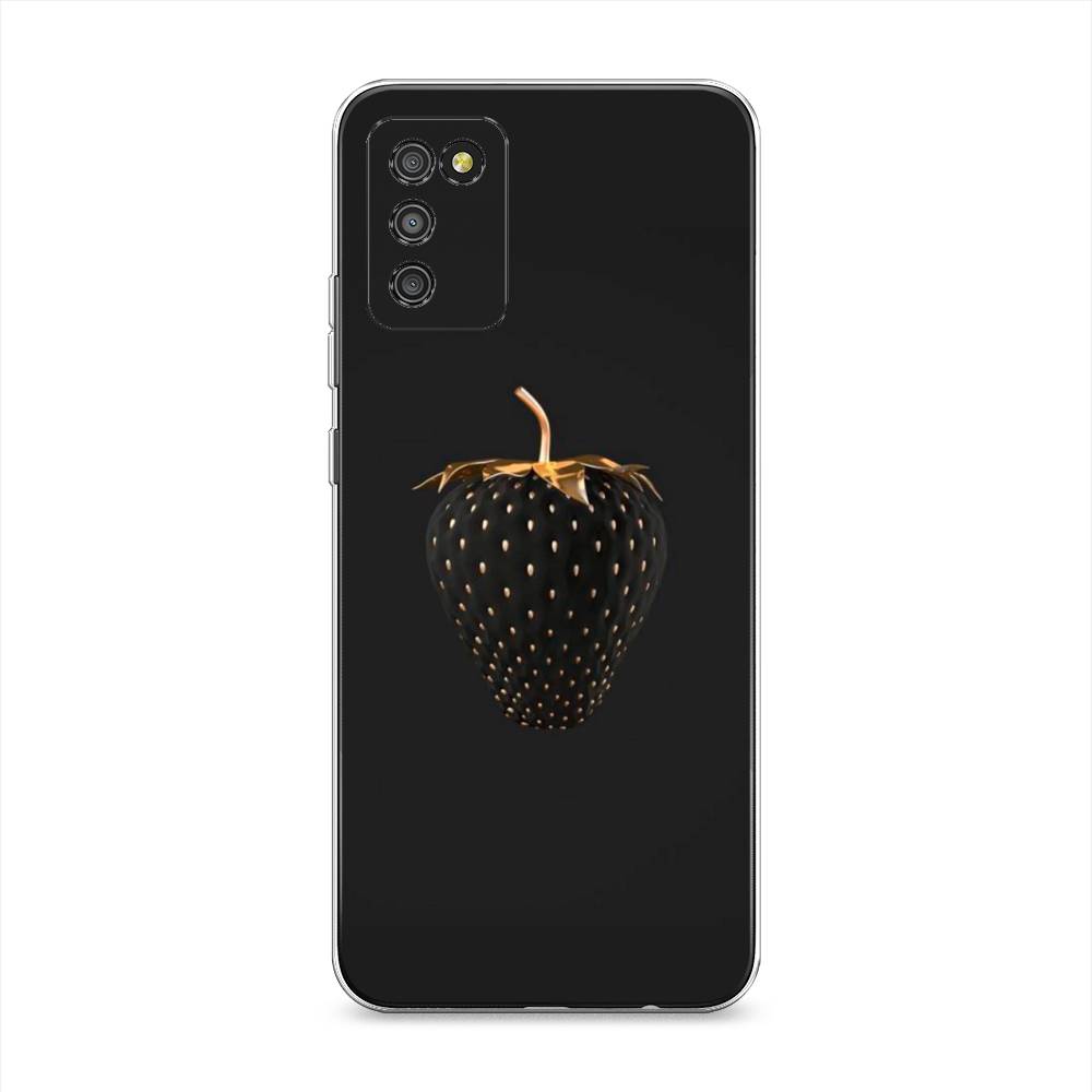 

Чехол Awog на Samsung Galaxy A02s / Самсунг A02s "Черно-золотая клубника", Черный;золотистый, 2102350-10