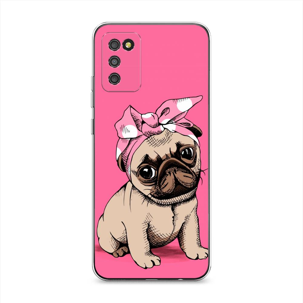 фото Чехол awog "dog pin-up" для samsung galaxy a02s