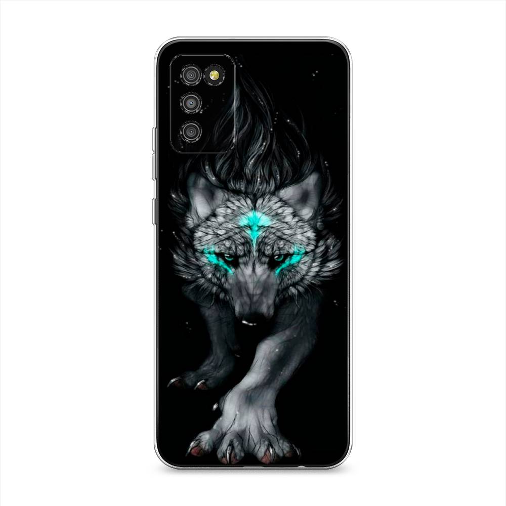 

Чехол Awog на Samsung Galaxy A02s / Самсунг A02s "Волшебный волк", Черный;серый, 2102350-2