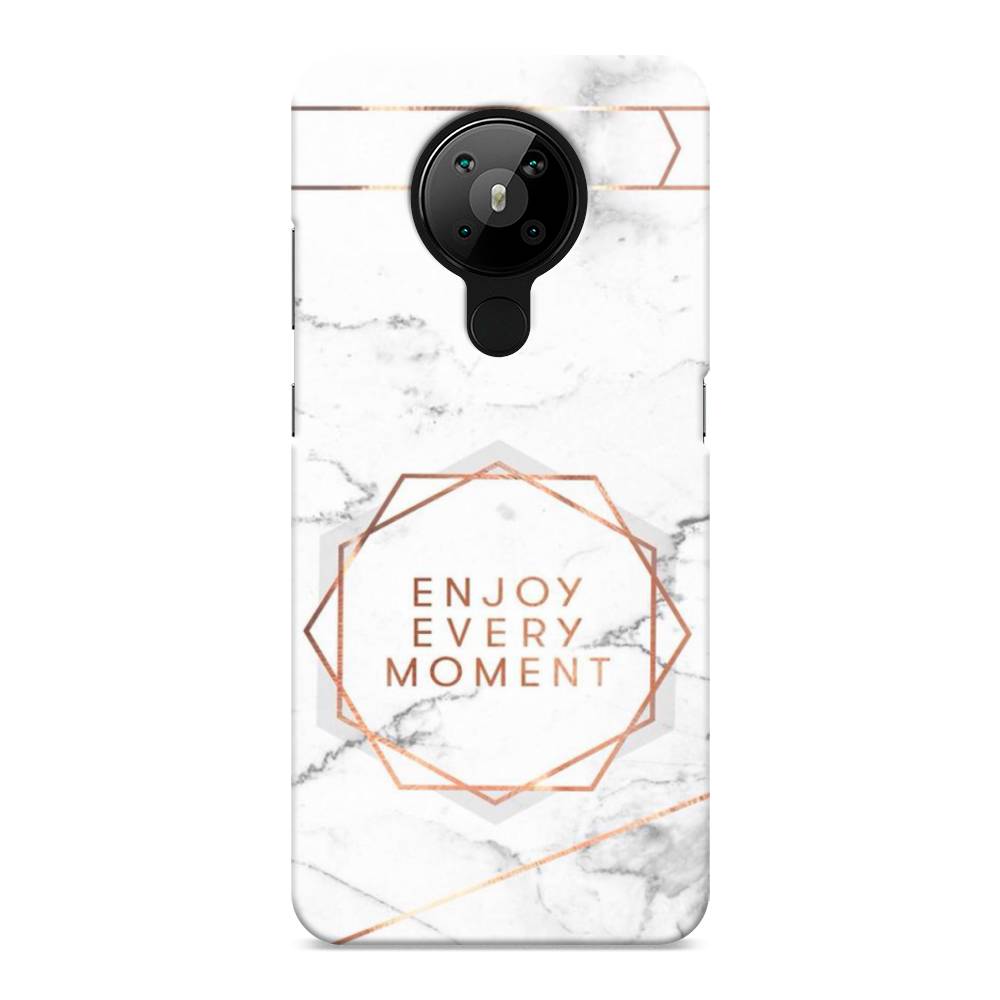 

Чехол Awog "Enjoy every moment мрамор" для Nokia 5.3, 123420-5