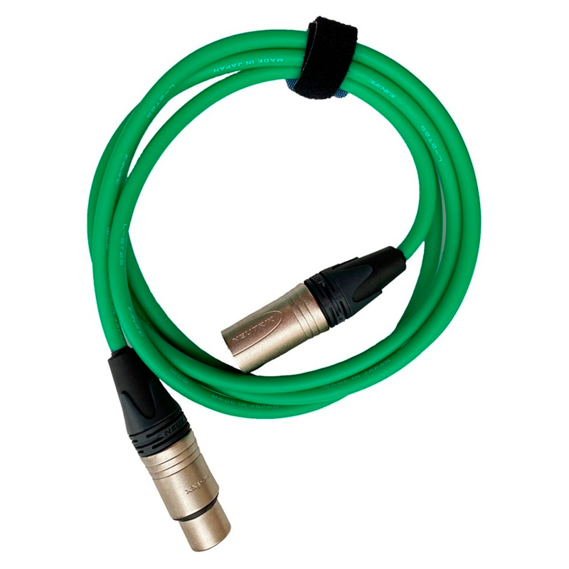 

Кабель GS-PRO XLR3F-XLR3M Green 0.35m (J-65-NI), Зеленый, XLR3F-XLR3M green 0.35m