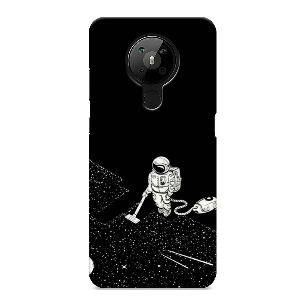 фото Чехол awog "космонавт с пылесосом" для nokia 5.3