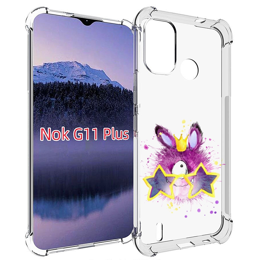 

Чехол MyPads Шуршуля для Nokia G11 Plus, Прозрачный, Tocco