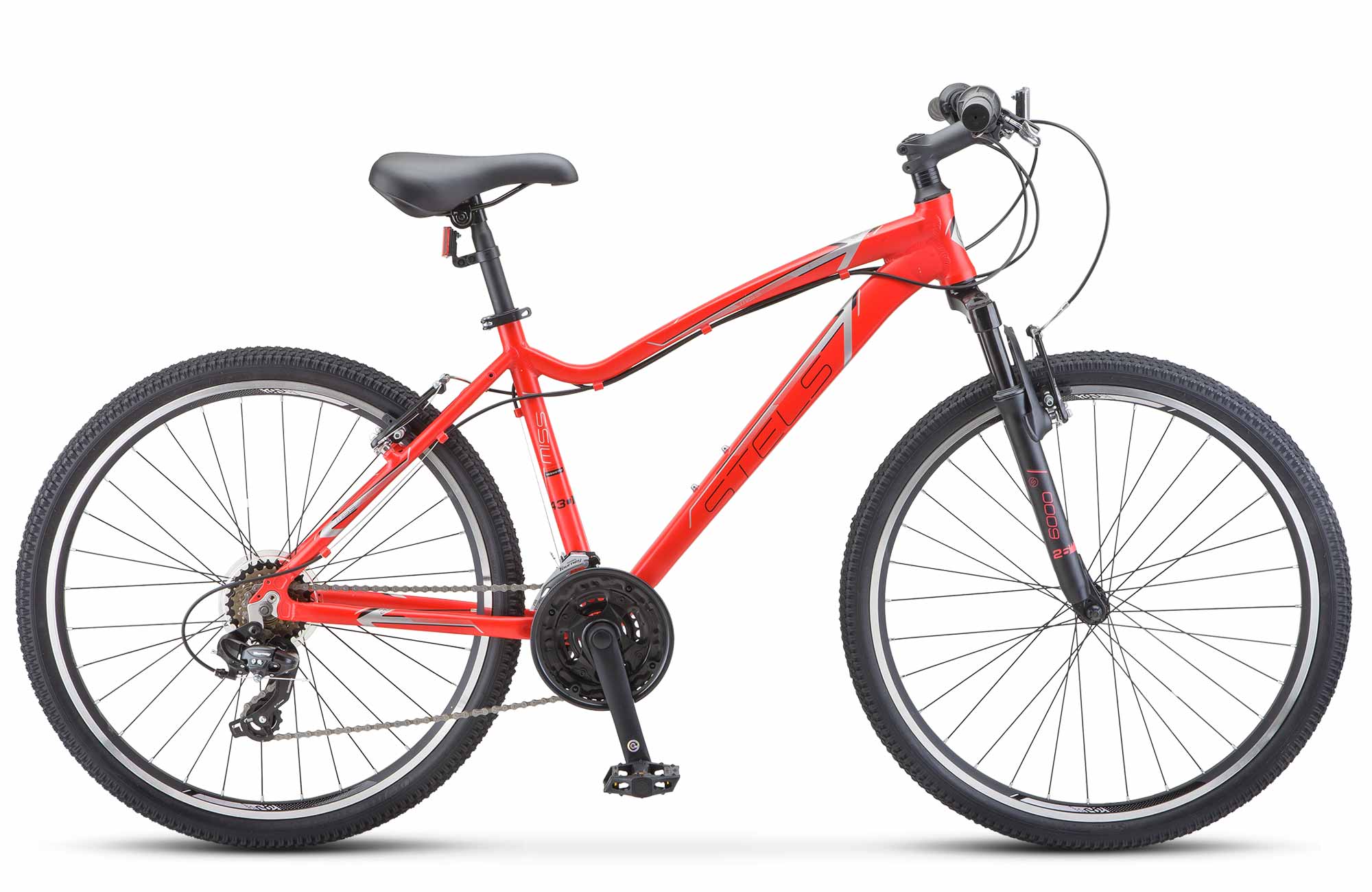Горный велосипед Stels Miss 6000 V 26 K010, 2023, рама 15, 145-160 вишневый