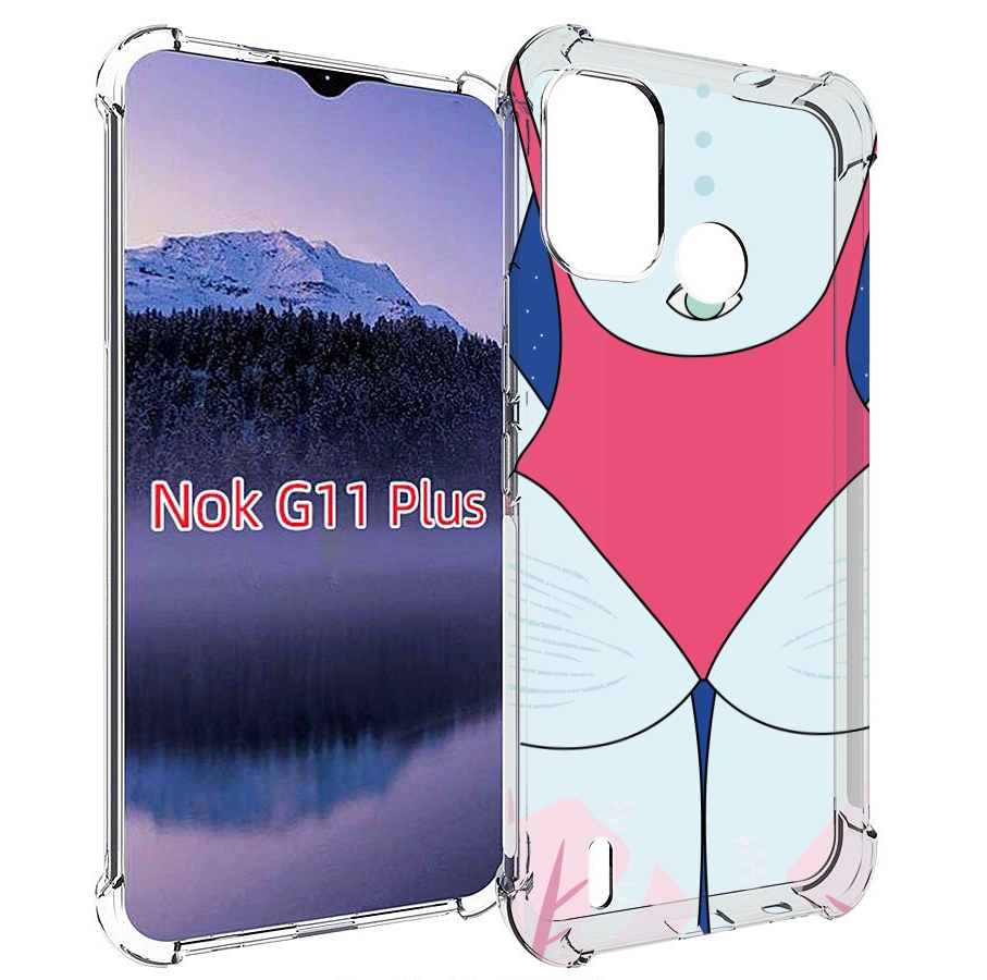 

Чехол MyPads девушка-с-глазом-на-спине для Nokia G11 Plus, Прозрачный, Tocco