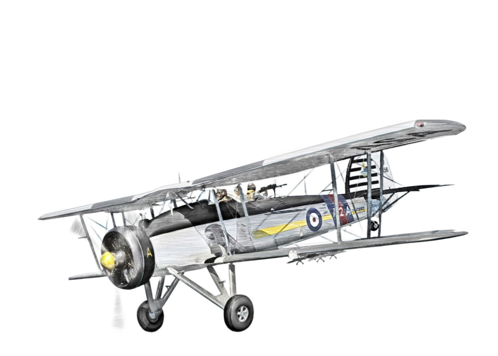 QD32115 3D Декаль интерьера Fairey Swordfish Mk.I Trumpeter