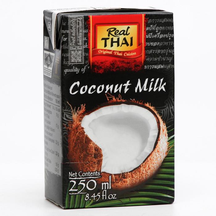 Кокосовое молоко Real Thai 250 мл, 2 штуки