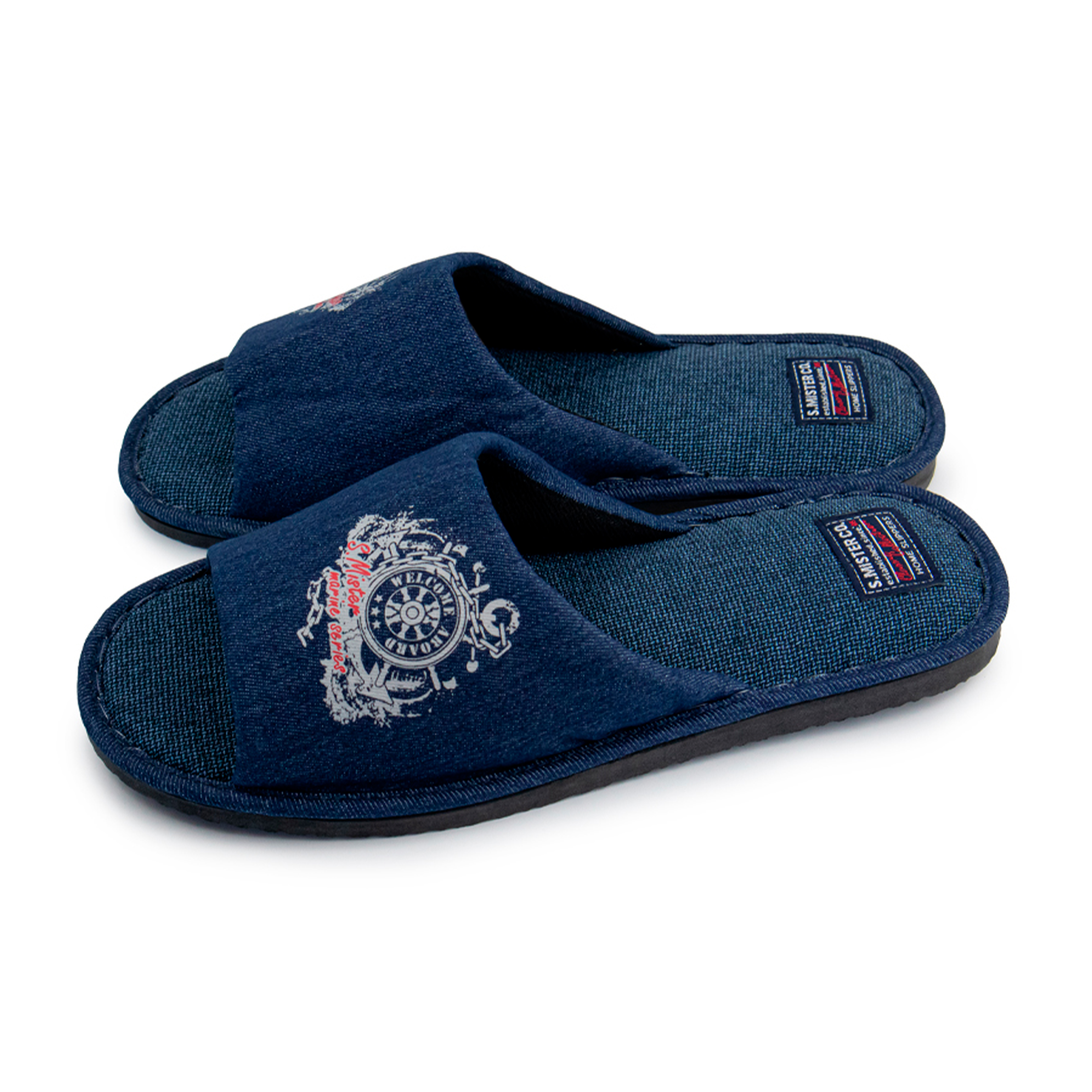 

Тапочки мужские Smile of Mister А81-167 отк синие 42-43 RU, А81-167 отк