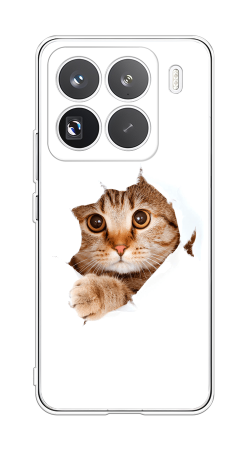 

Чехол на Xiaomi 15 Pro Кот и бумага, Белый;коричневый, 323750-1