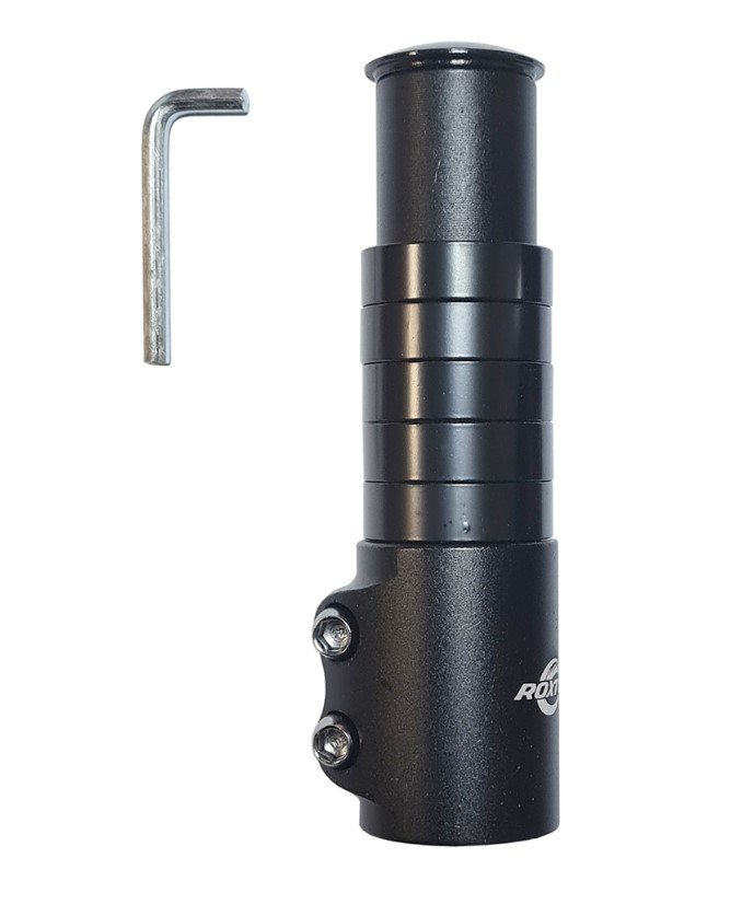 

Удлинитель штока вилки 1-1/8"х138мм Roxter алюм, черн., Черный