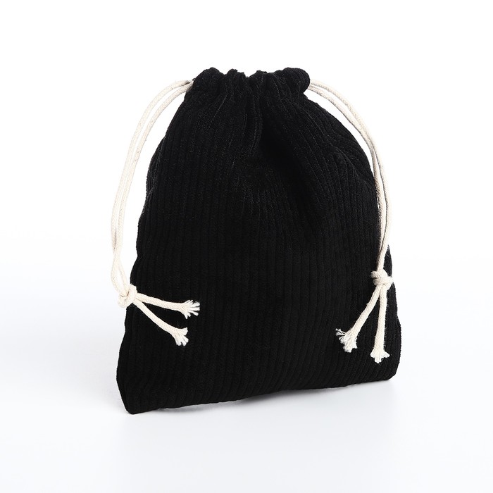 

Косметичка женская NoBrand 10138076 черная, 16х14 см, Черный