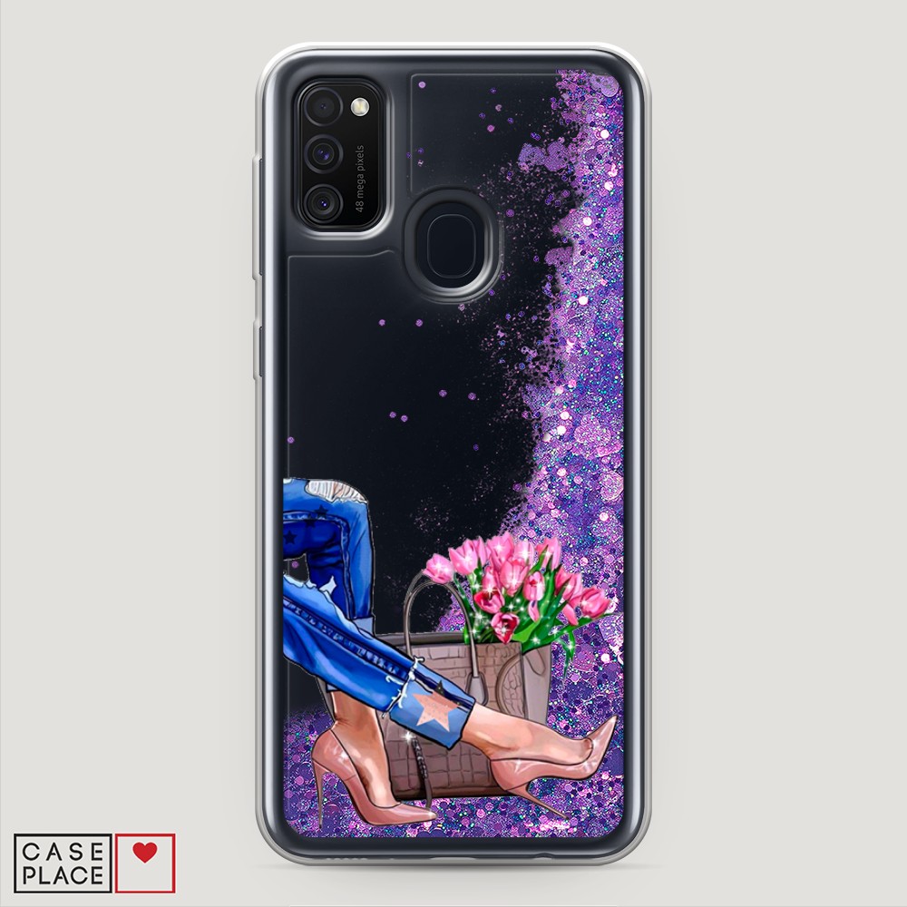 

Чехол Awog на Samsung Galaxy M21 "Каблучки", Разноцветный, 29792-1