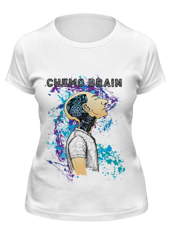 

Футболка женская Printio Химия мозга белая M, Белый, Химия мозга