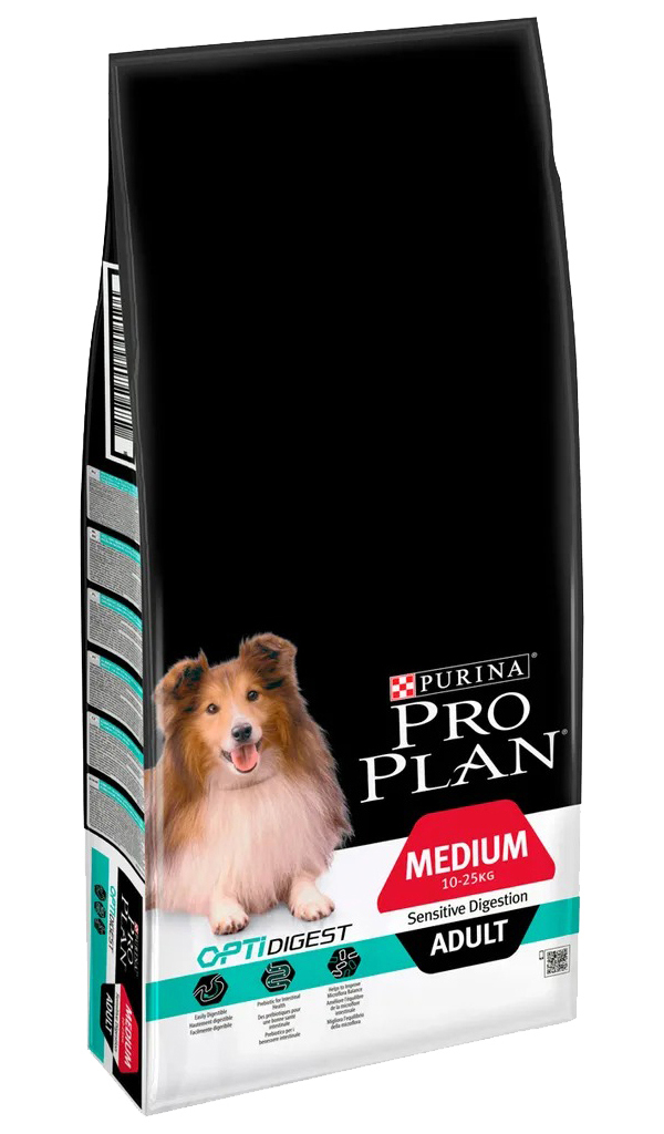 

PRO PLAN PRO PLAN ADULT DOG OPTIDIGEST MEDIUM SENSITIVE DIGESTION для взрослых собак средн