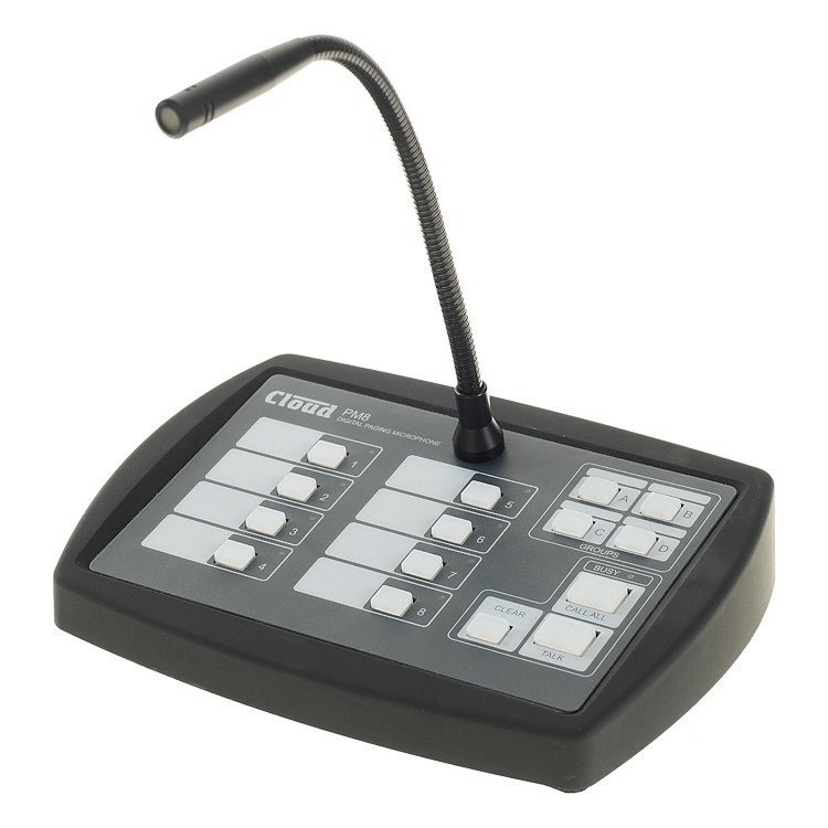

Микрофонная консоль для оповещения CLOUD PM8, PM8