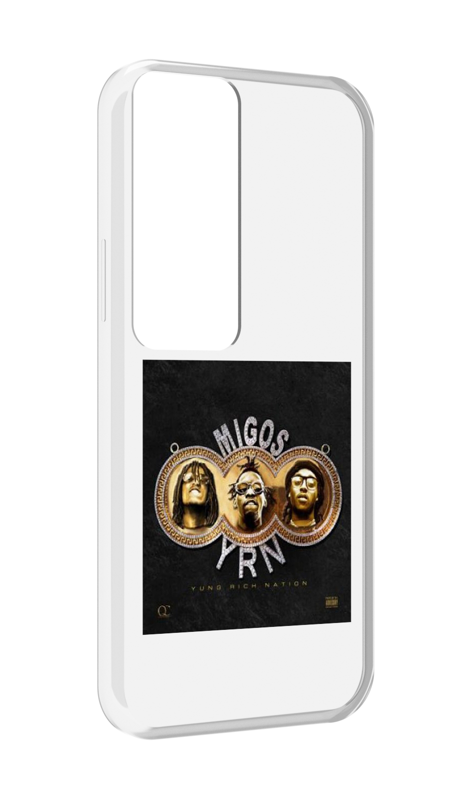 

Чехол MyPads Migos - Yung Rich Nation для Tecno Pova Neo 2, Прозрачный, Tocco