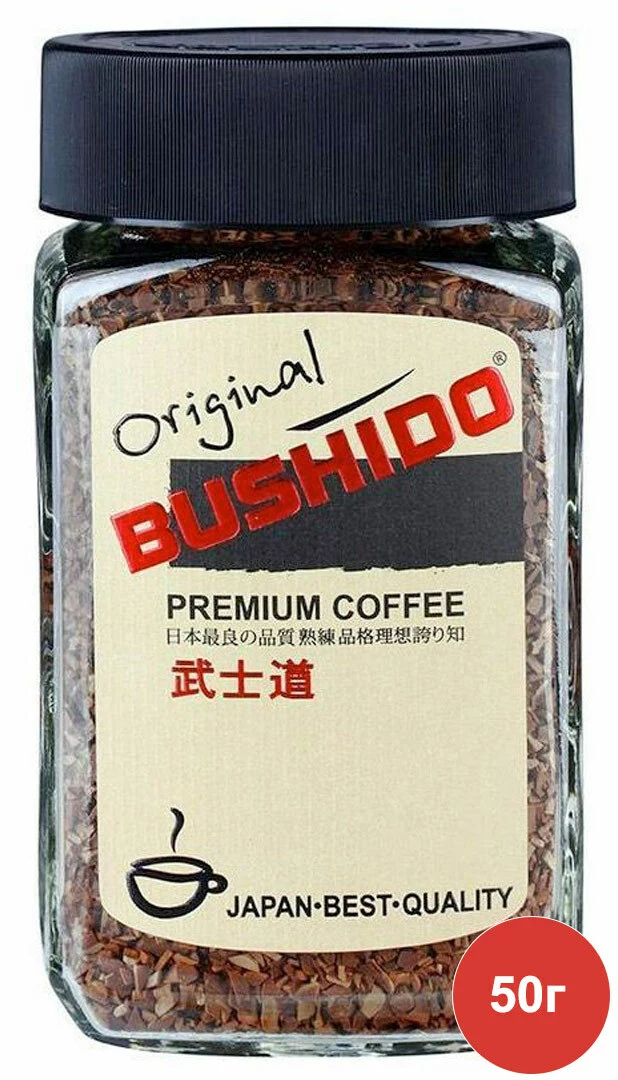 Кофе растворимый Bushido Original, 50 г