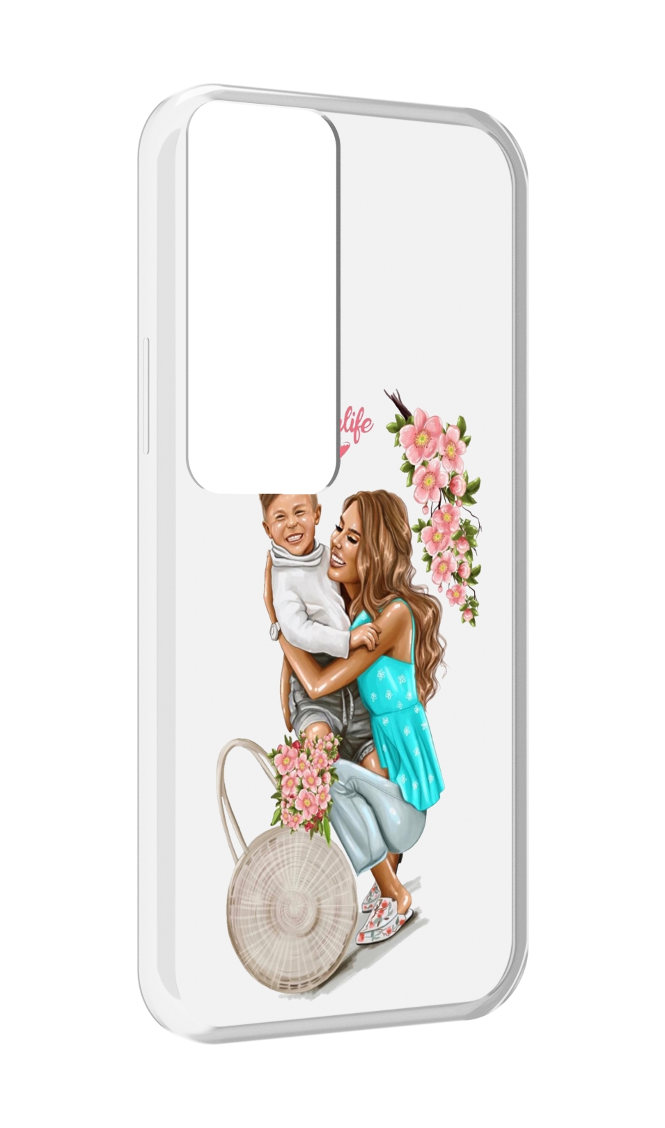 

Чехол MyPads Momlife для Tecno Pova Neo 2, Прозрачный, Tocco