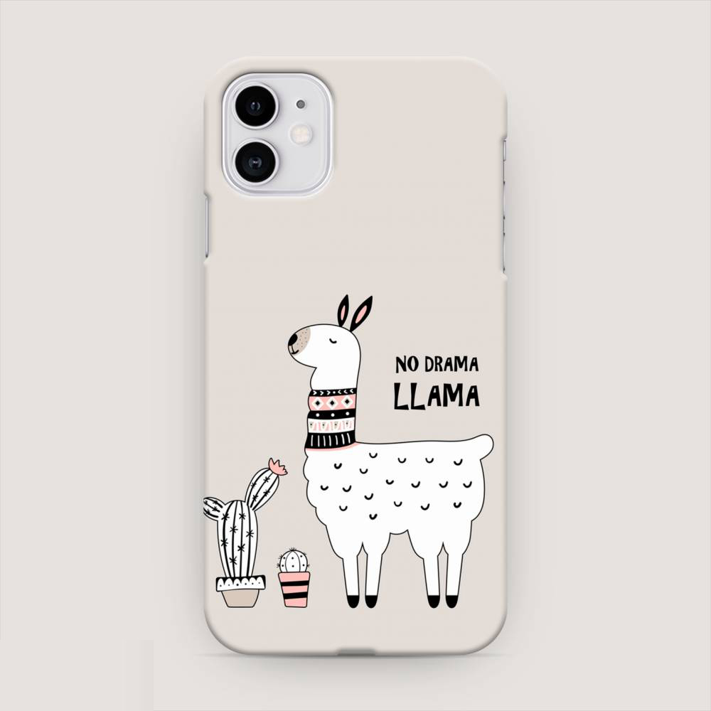 фото Чехол awog для apple iphone 11 "no drama llama"