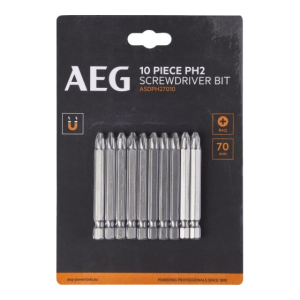 

AEG Биты 10шт.РН2x70mm ASDPH27010 4932479507
