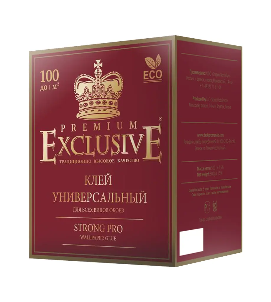 Клей универсальный Exclusive Pro 100 клей для стеклообоев exclusive pro 190