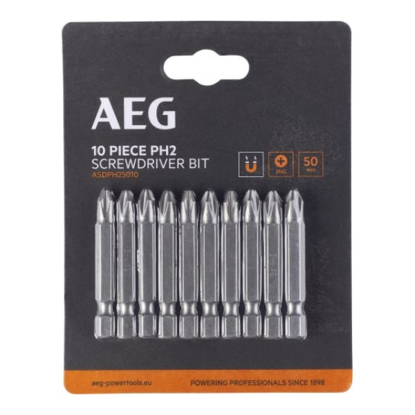 

AEG Биты 10шт.РН2x50mm ASDPH25010 4932479504