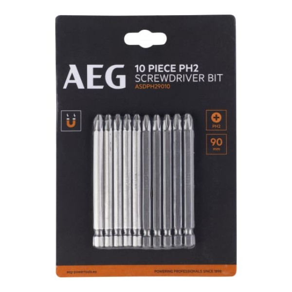 

AEG Биты 10шт.РН2x90mm ASDPH29010 4932479510