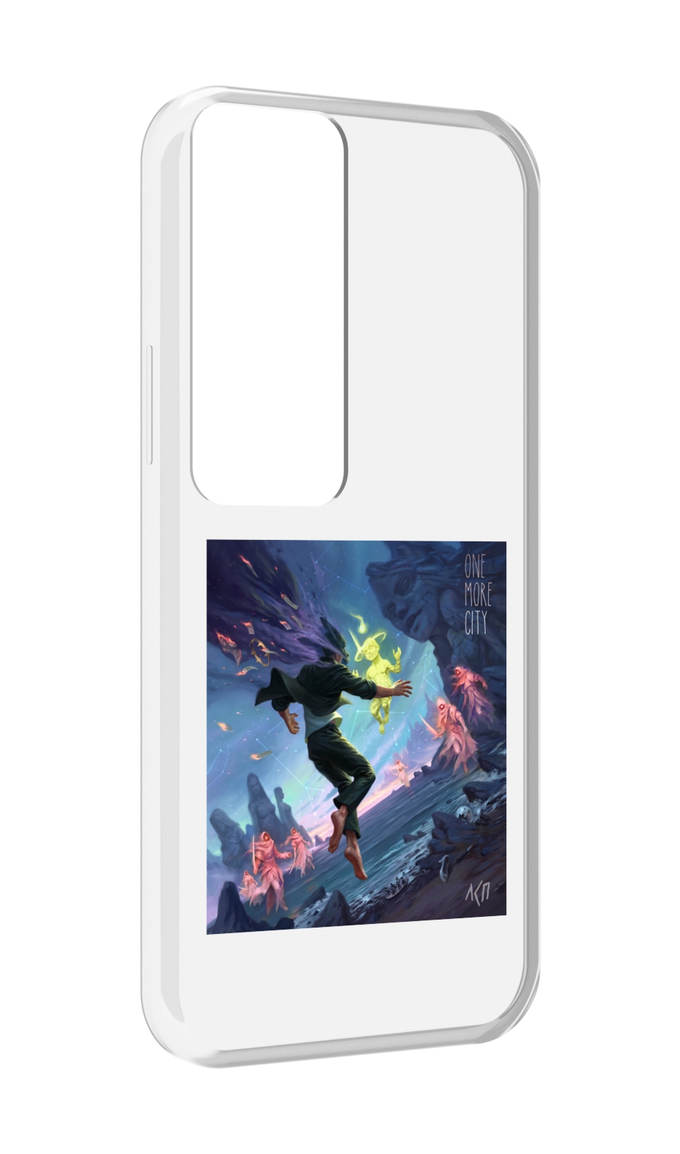 

Чехол MyPads One More City ЛСП для Tecno Pova Neo 2, Прозрачный, Tocco