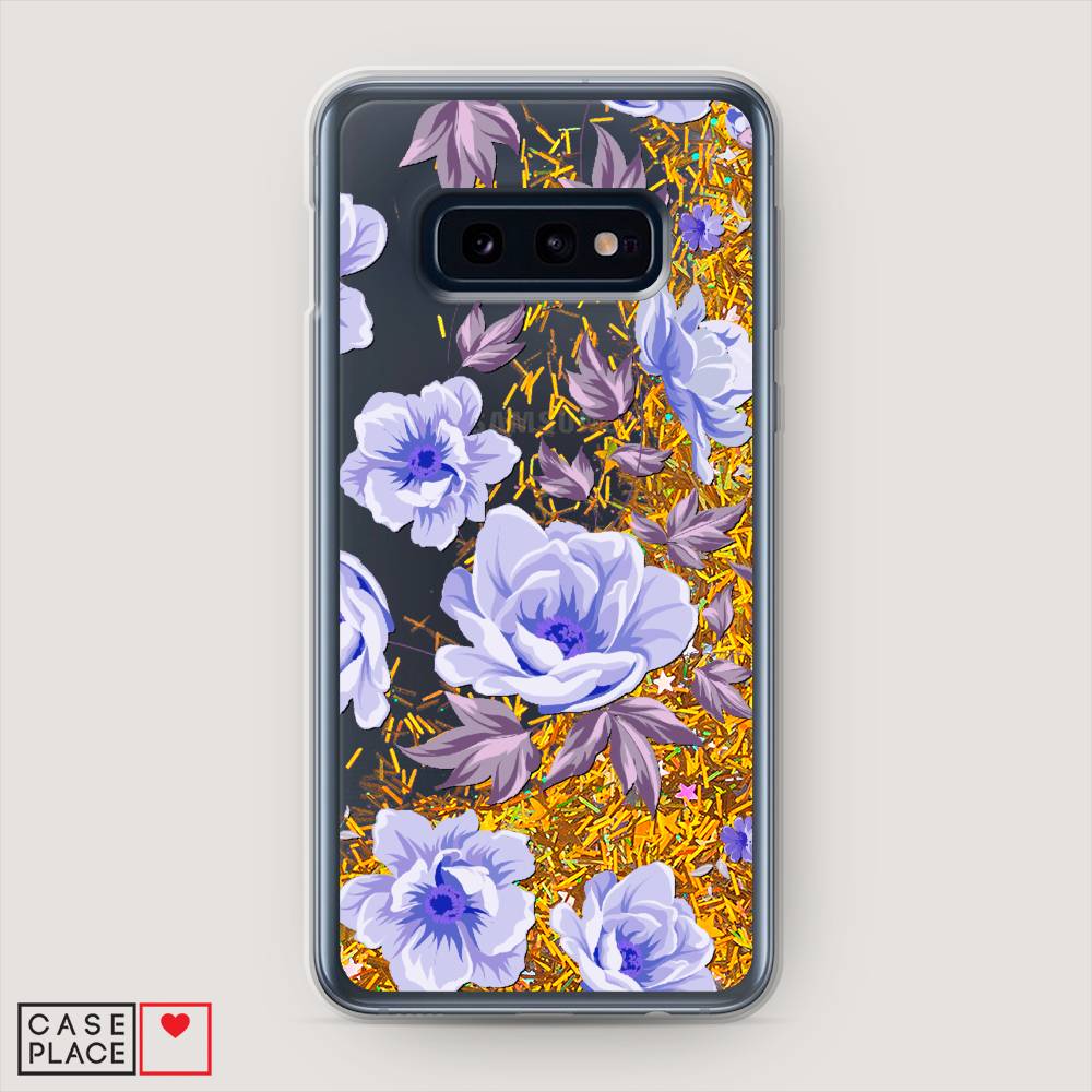 

Жидкий чехол с блестками "Цветочная фантазия 1" на Samsung Galaxy S10E, 27290-1