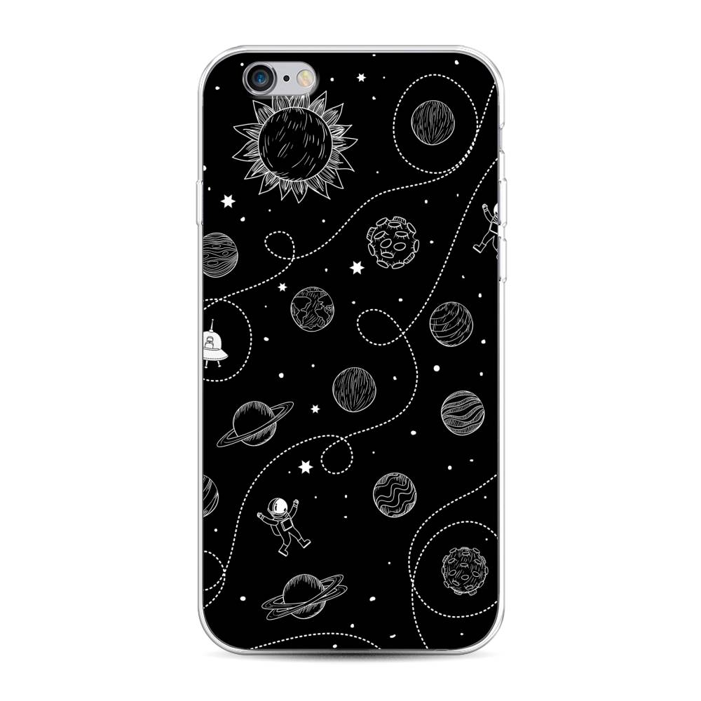 

Чехол Awog на Apple iPhone 6S / Айфон 6S "В невесомости", Разноцветный, 0104S50-4
