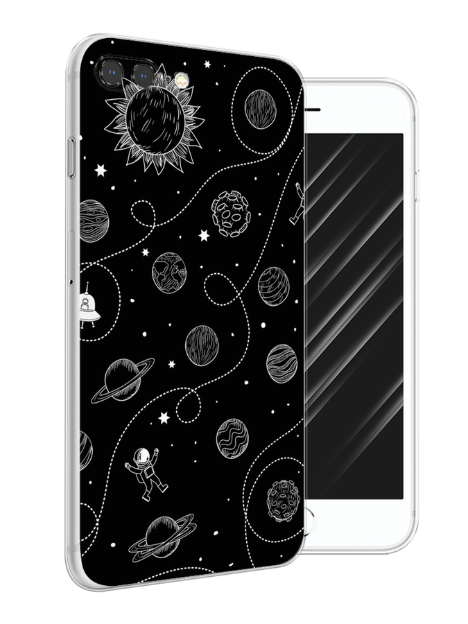 

Чехол Awog на Apple iPhone 7 Plus / Айфон 7 Plus "В невесомости", Разноцветный, 10750-4