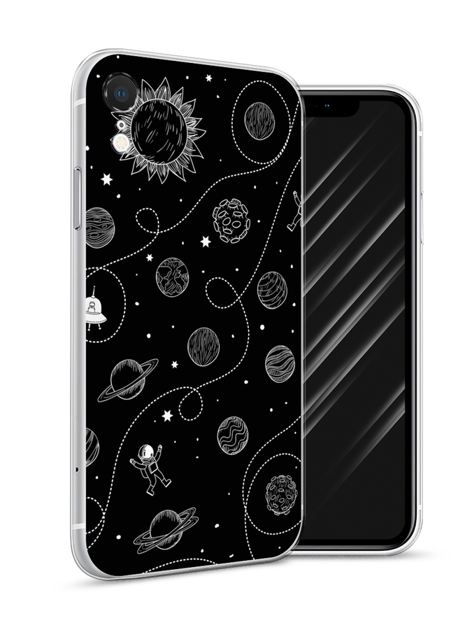 

Чехол Awog на Apple iPhone XR (10R) / Айфон XR (10R) "В невесомости", Разноцветный, 12050-4