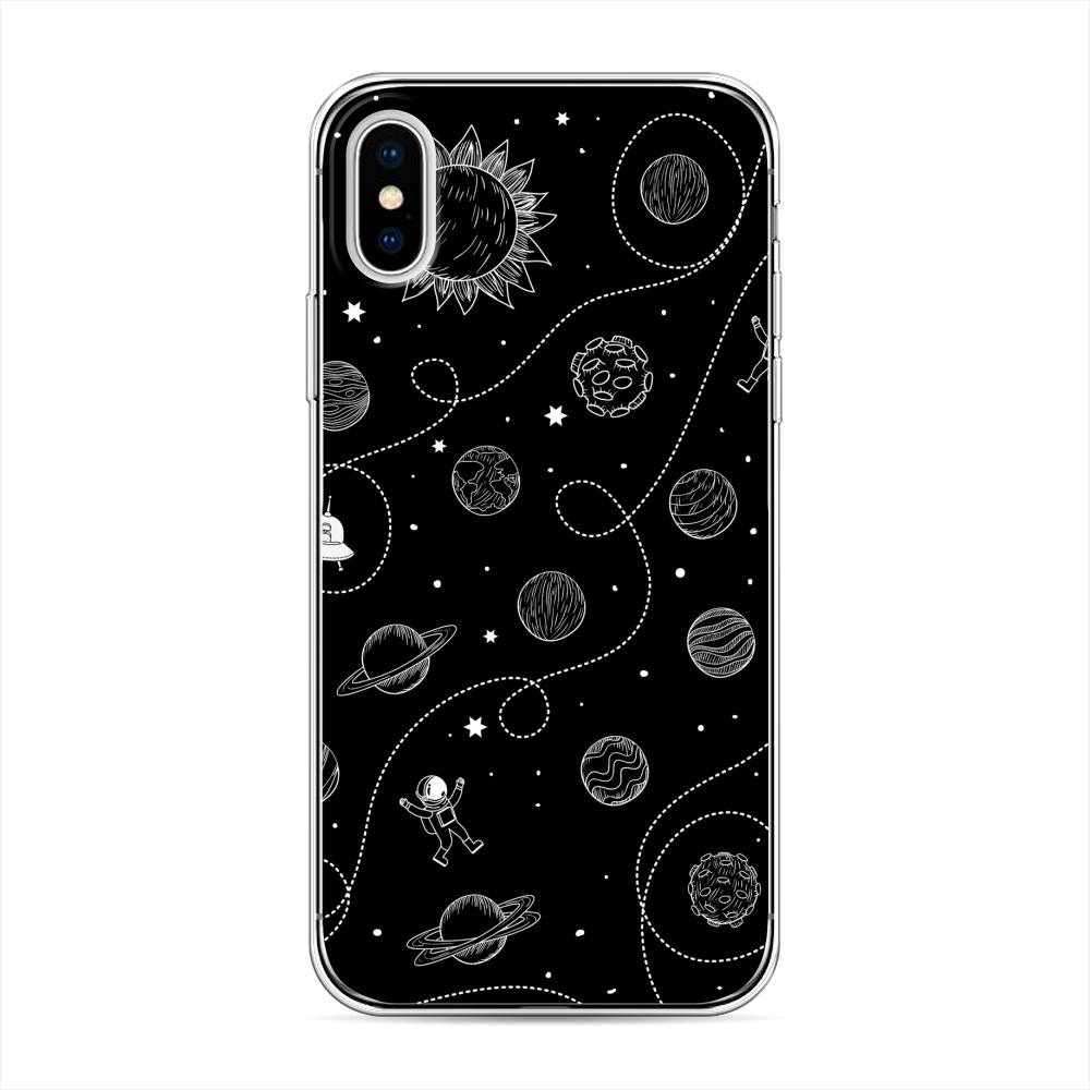 

Чехол Awog на Apple iPhone XS (10S) / Айфон XS (10S) "В невесомости", Разноцветный, 11850-4
