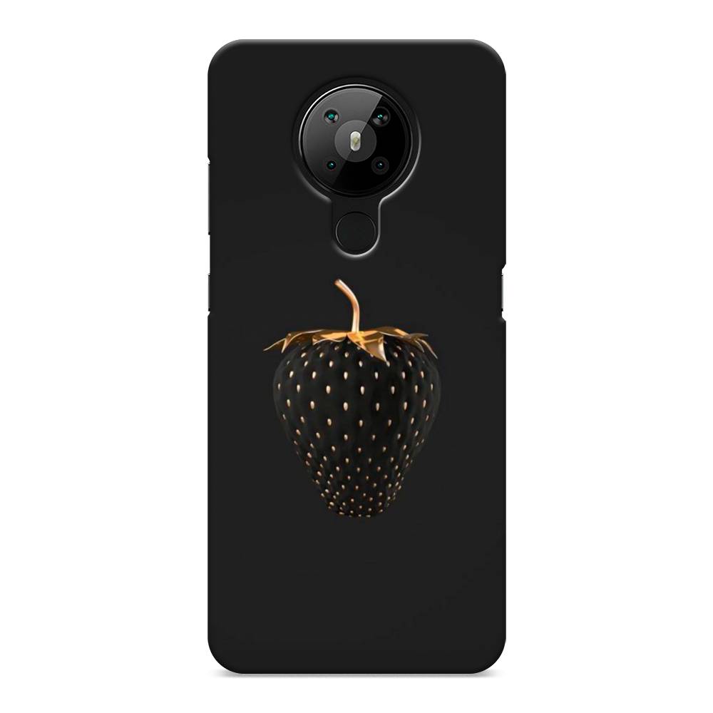 

Чехол Awog "Черно-золотая клубника" для Nokia 5.3, 123420-7