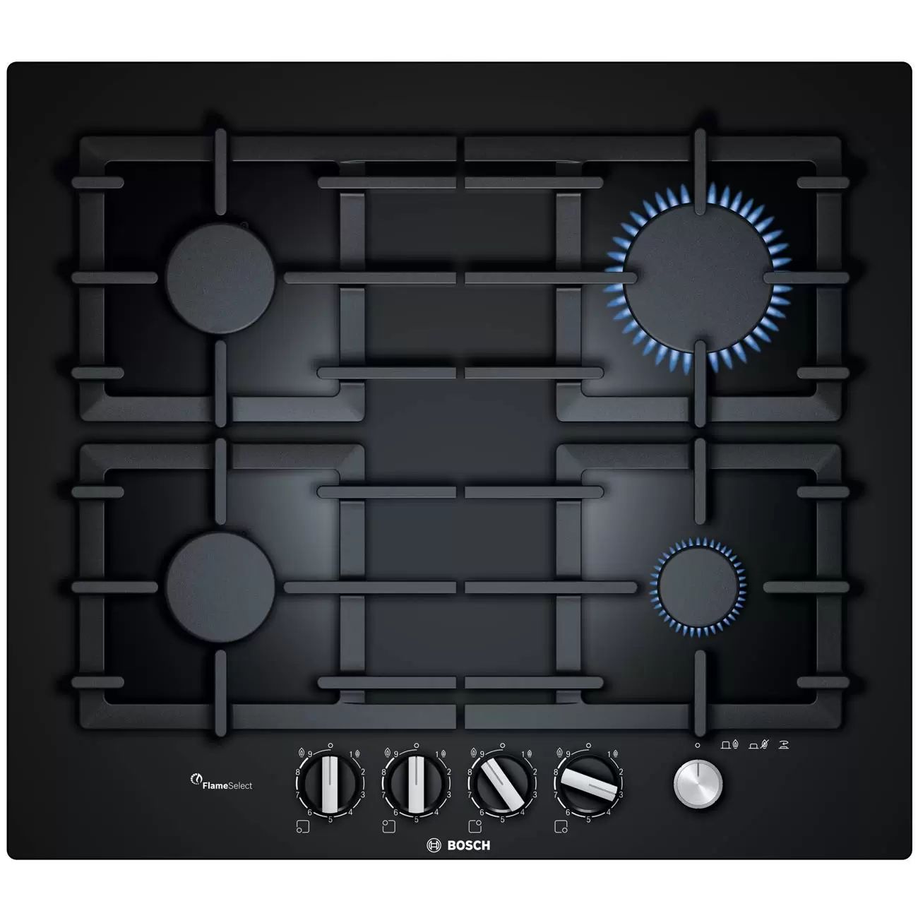 

Встраиваемая варочная панель газовая Bosch PPP6A6M90 черный, PPP6A6M90