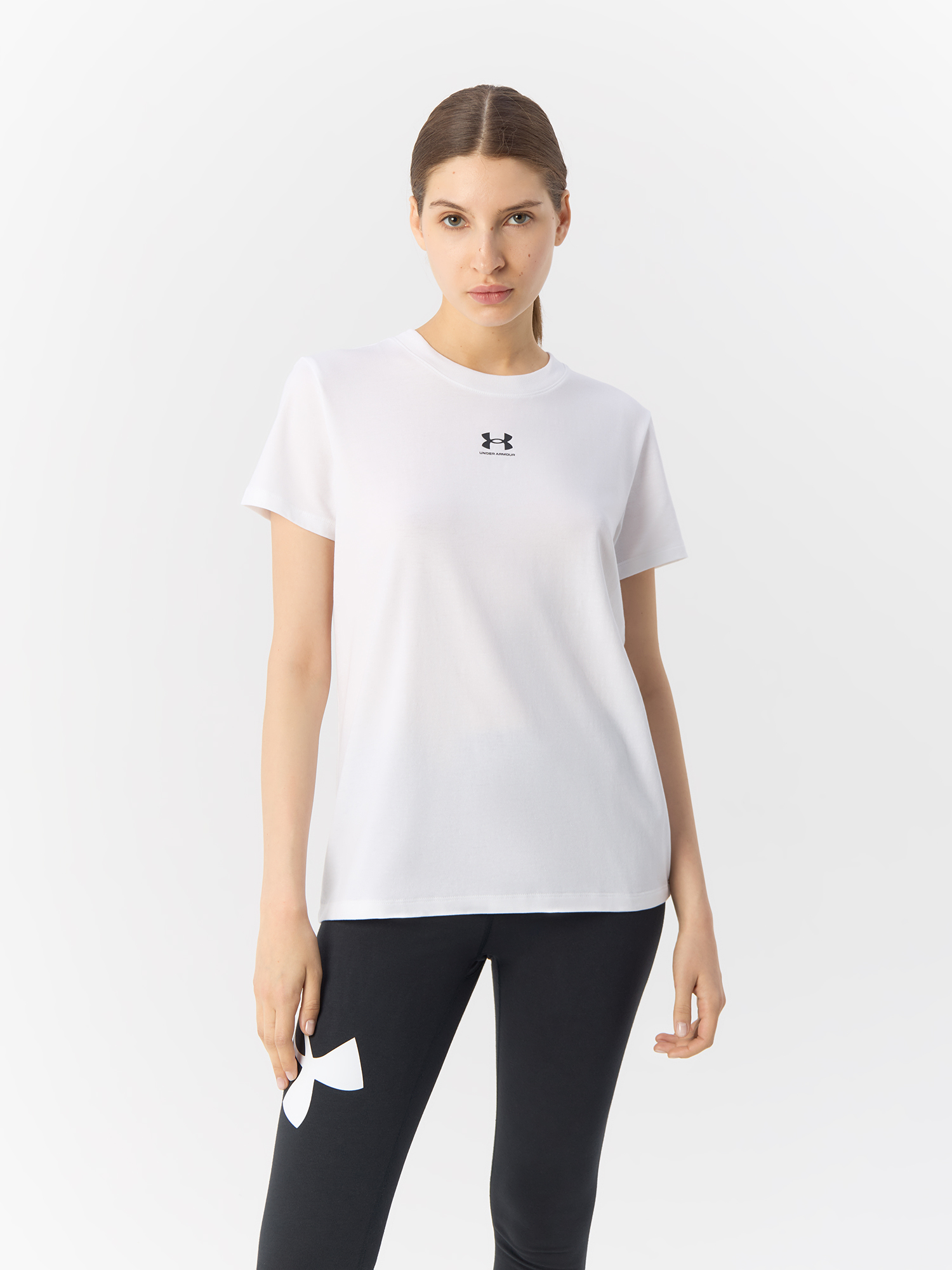 Футболка женская Under Armour Off Campus Core SS 1383648 белая LG