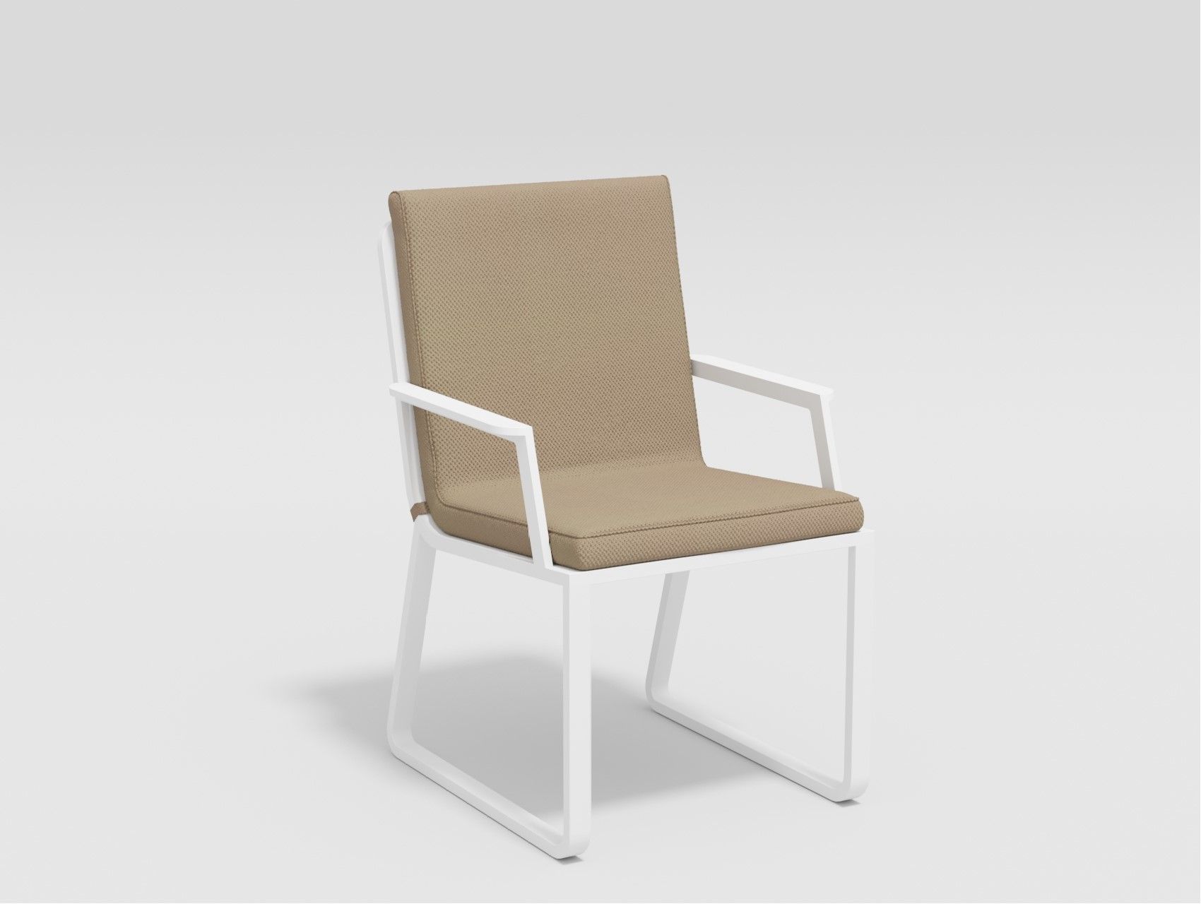 

Стул Gardenini VOGLIE ARMREST бежевый/белый, VOGLIE ARMREST