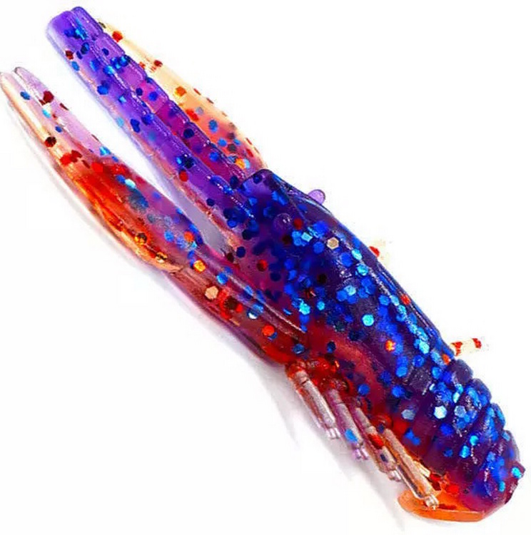 

Приманка Kosadaka Crayfish 63мм, 5шт, RB, Синий;красный, Crayfish