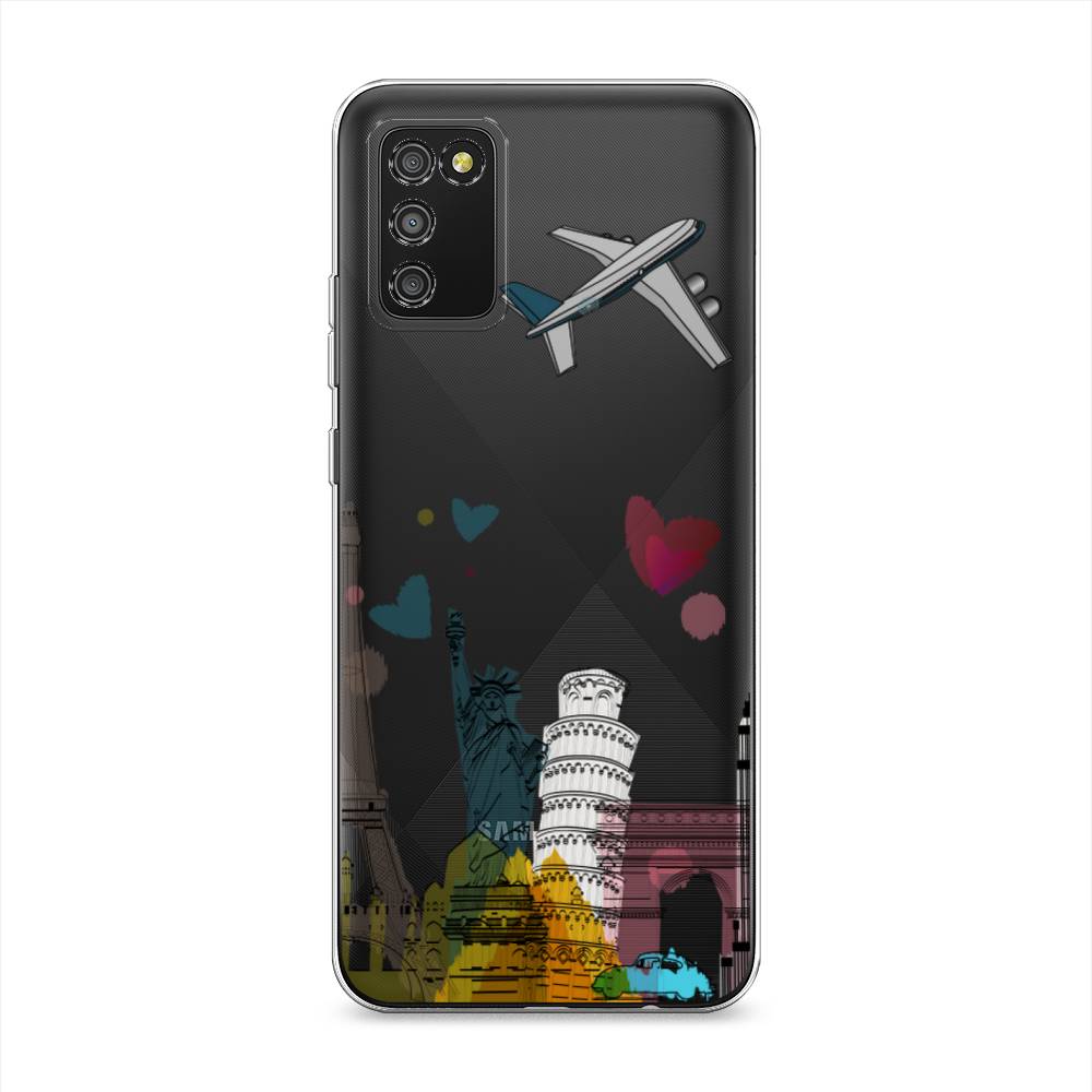 

Чехол Awog на Samsung Galaxy A02s / Самсунг A02s "Самолет путешествий", Желтый, 2102350-10