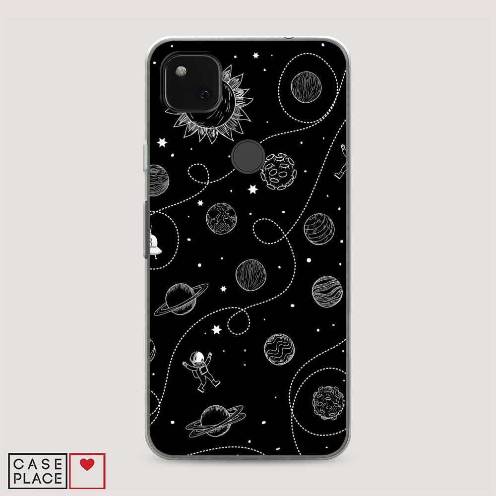 

Чехол Awog на Google Pixel 4A "В невесомости", Разноцветный, 270650-4