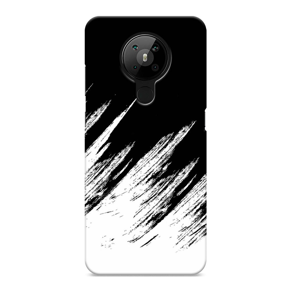 

Чехол Awog "Черно белые брызги" для Nokia 5.3, 123420-2