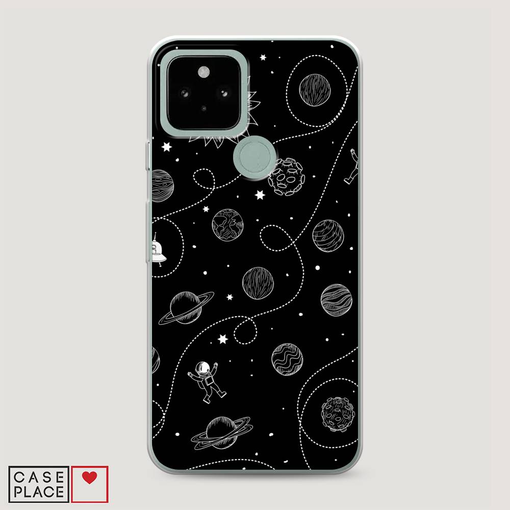 

Чехол Awog на Google Pixel 5 "В невесомости", Разноцветный, 270750-4