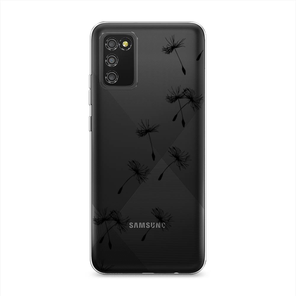 

Чехол Awog на Samsung Galaxy A02s / Самсунг A02s "Летящие одуванчики", Черный, 2102350-8