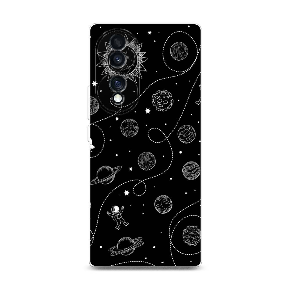 

Чехол Awog на Honor 70 "В невесомости", Разноцветный, 6108250-4