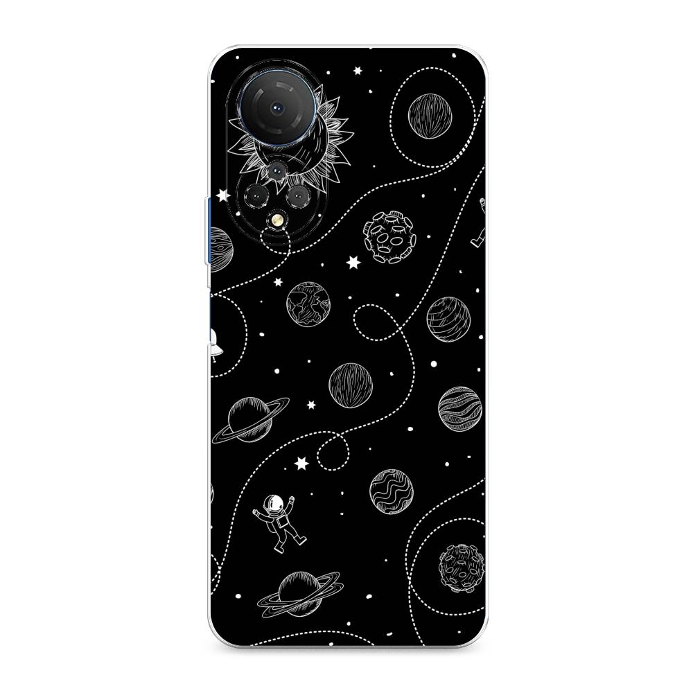 

Чехол Awog на Honor X7 2022 "В невесомости", Разноцветный, 6108850-4