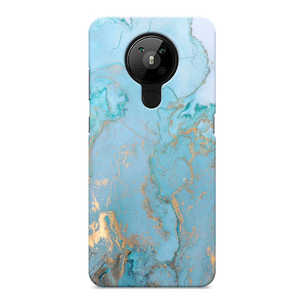 

Чехол Awog "Голубой мрамор рисунок" для Nokia 5.3, 123420-2